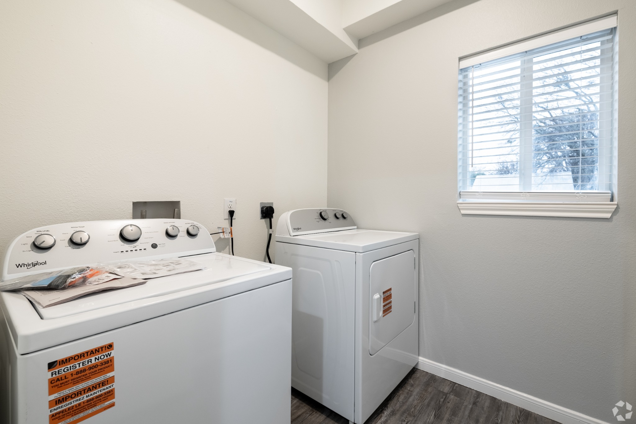 In-unit washer and dryer